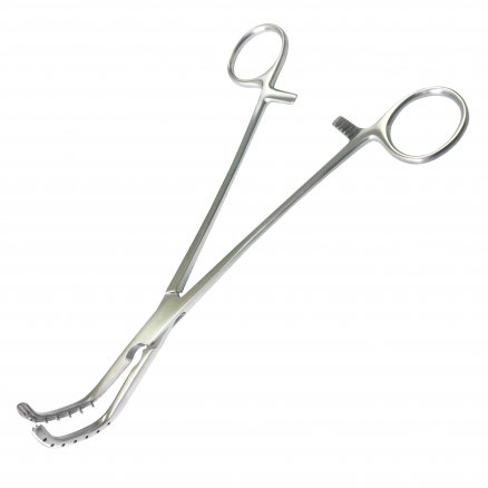 Затискач для бронхів по Price-Thomas, № 2. Довжина 22,5 см